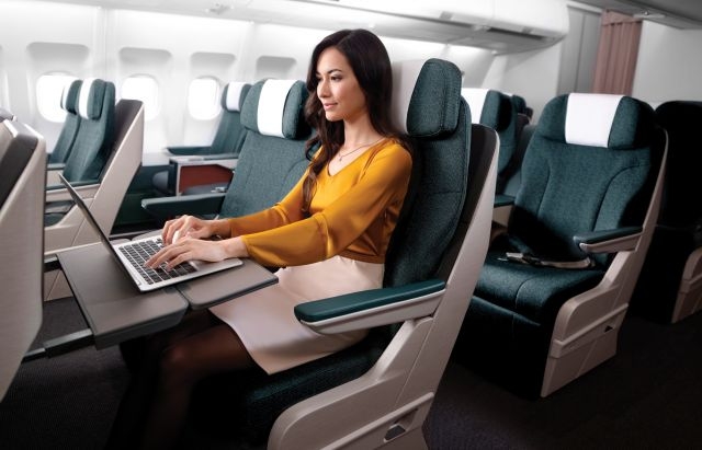 Cathay Pacific regional Business Class look