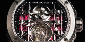 Limited edition watches: DeLaCour Reflect Tourbillon features sapphire crystal case