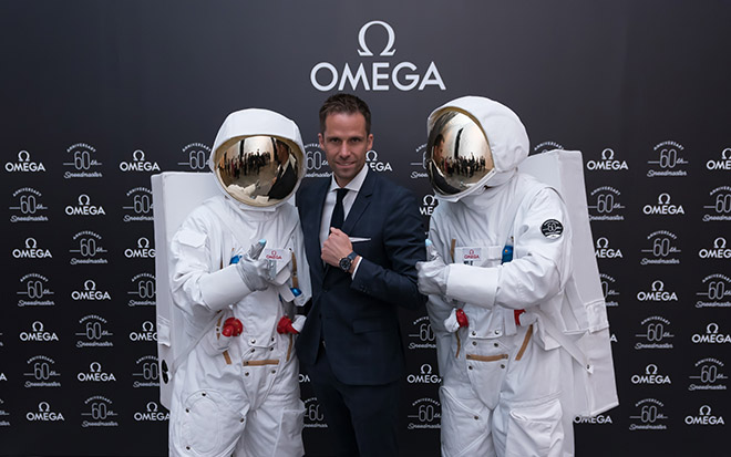 Head of Product Management Gregory Kissling was on hand to present Omega Baselworld 2017 novelties