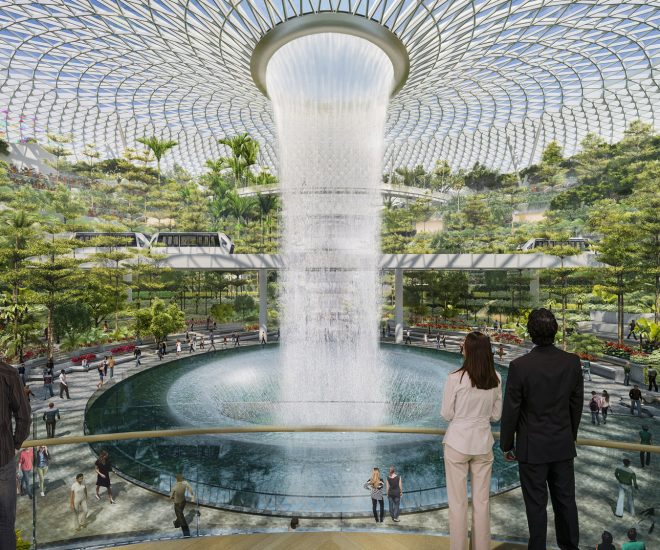 Rain Vortex Jewel Changi Airport