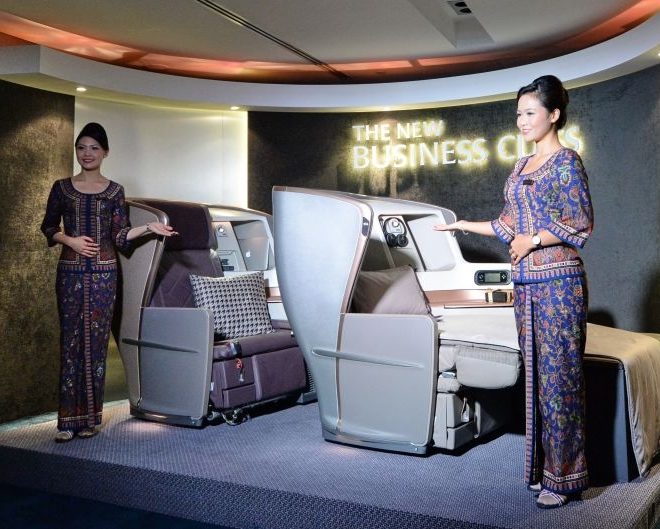 Singapore Airlines Business Class seats