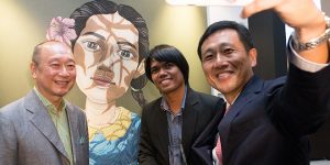 Thai artist Sukit Choosri clinches 2017 UOB Painting of the Year Award