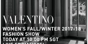 Paris Fashion Week Fall/Winter 2017: Livestream of Valentino’s runway show at Hotel Salomon de Rothschild