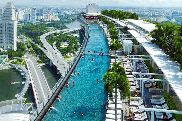 pool at Marina Bay Sands Singapore