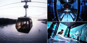 A Swavroski Cable Car Cabin for Singapore